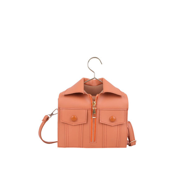 Structured Street Crossbody Bag – PU Leather Small Square Shoulder Bag with Document Organizer | Summer Colors - Image 4