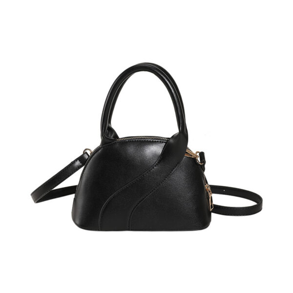 Textured Shell Bag – Trendy PU Handbag with Phone Compartment - Image 10