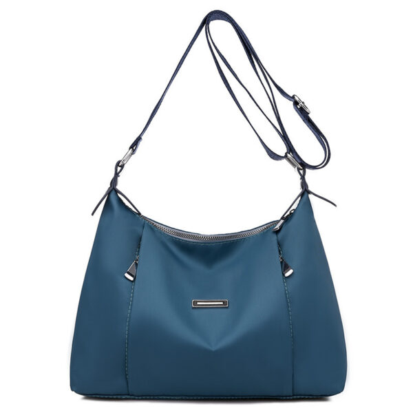 Crossbody Bag – Lightweight Oxford Cloth Shoulder Bag with Horizontal Square Design - Image 7