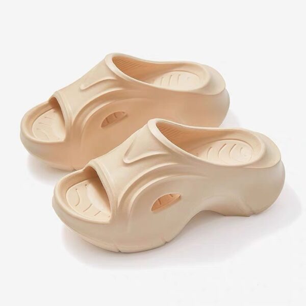 Non-Slip Bathroom & Outdoor Sandals – Deodorant Ergonomic Slippers with Thick Soft EVA Sole | Shock Absorption, Fashion Design - Image 2