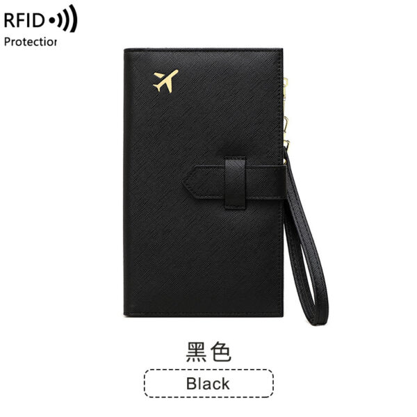 RFID-Blocking Travel Wallet – Anti-Theft Passport Holder with Waterproof Design for Men & Women - Image 4