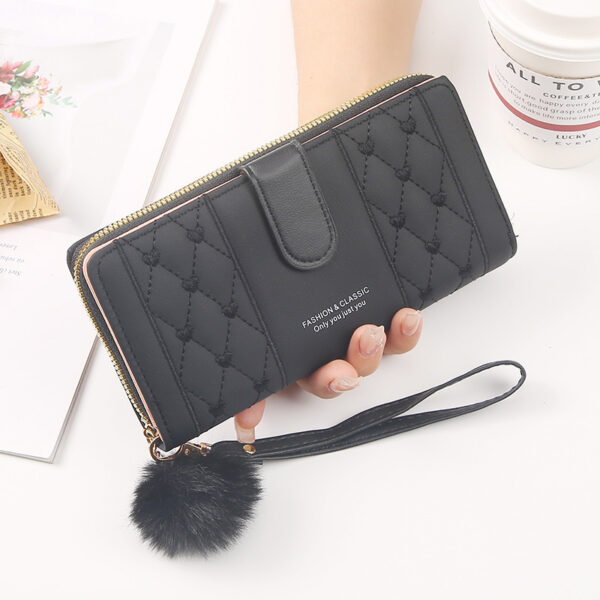 Women's Long Niche Design Wallet – Crossbody PU Leather Clutch for Daily Style | 7 Trendy Colors - Image 6