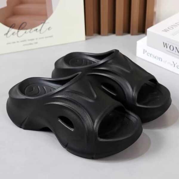 Non-Slip Bathroom & Outdoor Sandals – Deodorant Ergonomic Slippers with Thick Soft EVA Sole | Shock Absorption, Fashion Design - Image 9