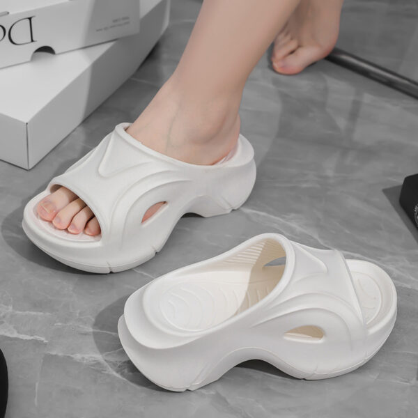 Non-Slip Bathroom & Outdoor Sandals – Deodorant Ergonomic Slippers with Thick Soft EVA Sole | Shock Absorption, Fashion Design - Image 5