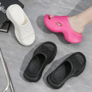 Non-Slip Bathroom & Outdoor Sandals – Deodorant Ergonomic Slippers with Thick Soft EVA Sole | Shock Absorption, Fashion Design
