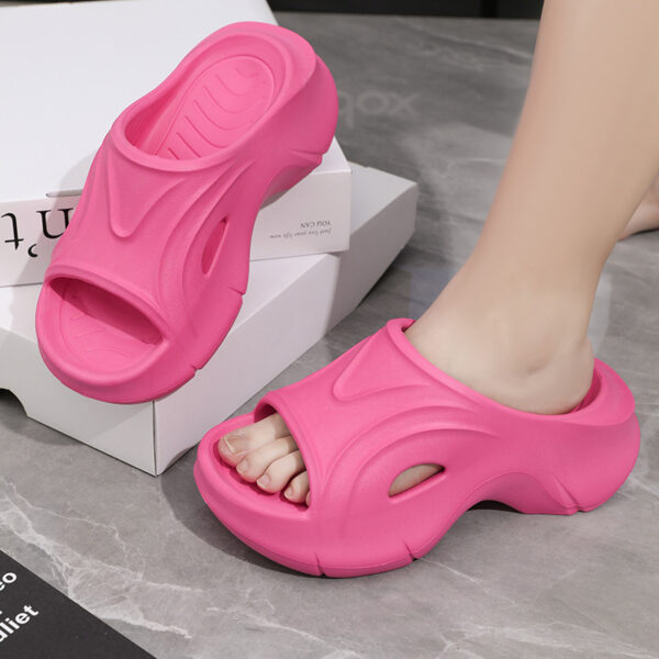 Non-Slip Bathroom & Outdoor Sandals – Deodorant Ergonomic Slippers with Thick Soft EVA Sole | Shock Absorption, Fashion Design - Image 3
