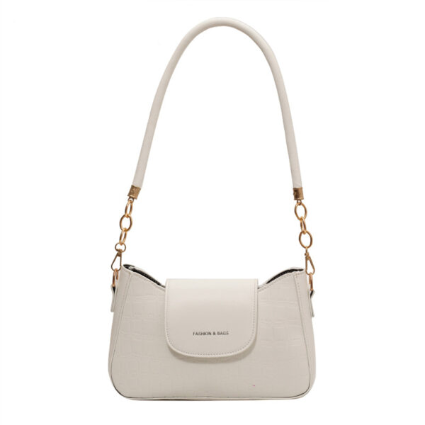 French-Inspired Personalized Messenger Bag – Stylish All-Match Soft PU Shoulder Bag with Chain Strap | Urban Multi-Pocket Design - Image 8
