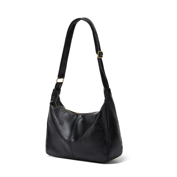 Retro Oversized Tote Bag for Women – PU Leather Large Capacity Shoulder Bag with Multiple Pockets | Urban Minimalist Design
