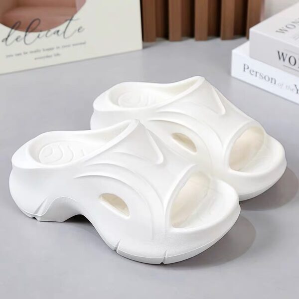 Non-Slip Bathroom & Outdoor Sandals – Deodorant Ergonomic Slippers with Thick Soft EVA Sole | Shock Absorption, Fashion Design - Image 4