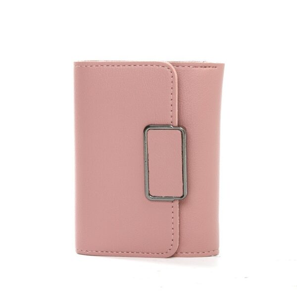 Plaid Fashion Wallet – Compact PU Leather Clutch with Multi-Compartment Organizer - Image 3