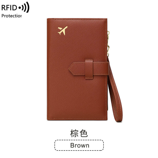 RFID-Blocking Travel Wallet – Anti-Theft Passport Holder with Waterproof Design for Men & Women - Image 2