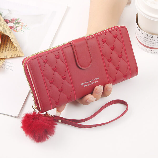 Women's Long Niche Design Wallet – Crossbody PU Leather Clutch for Daily Style | 7 Trendy Colors - Image 4