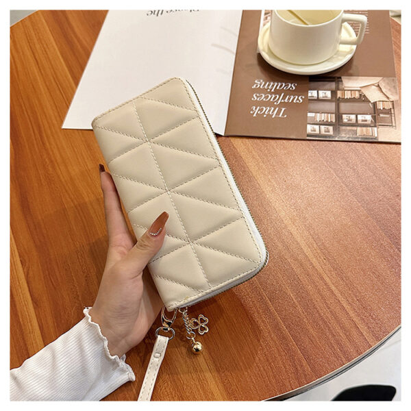 Rhombus Geometric Wallet – Women’s Stylish Long European & American Fashion PVC Clutch | Wear-Resistant, Multi-Color Patterns - Image 7