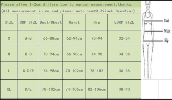 Women’s Bikini Swimsuit – Sporty Fission Design for Swimming & Beach | White, Black, Green | Sizes S-L - Image 5