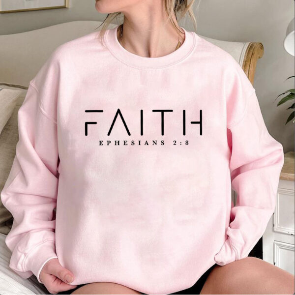 Trendy Faith Sweatshirt – Bible Verse Christian Pullover with Pocket | Unisex Japanese Korean Casual Style - Image 6