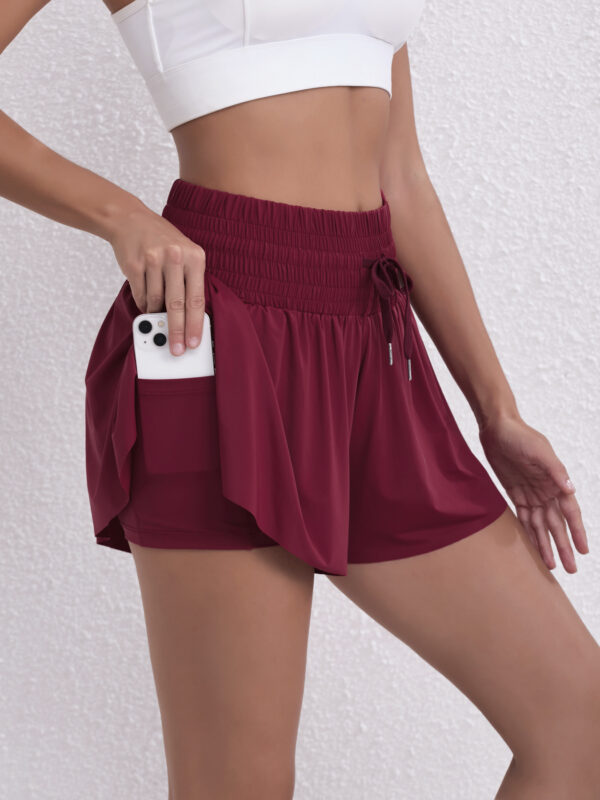 Women’s Padded Athletic Shorts – Nylon Safety Sports Shorts in 14 Colors - Image 9