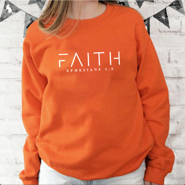 Trendy Faith Sweatshirt – Bible Verse Christian Pullover with Pocket | Unisex Japanese Korean Casual Style - Image 4